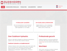 Tablet Screenshot of oudshoorn-hydraulics.nl